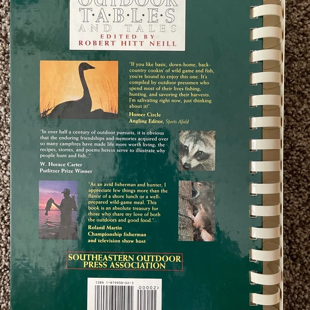 Cook Book - hunters/ fishermen
